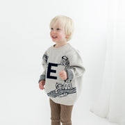 Oatmeal & Navy