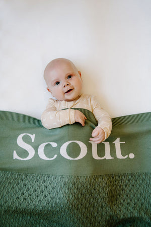 
                  
                    Load image into Gallery viewer, Scout - Heirloom Bassinet Blanket - Sample
                  
                