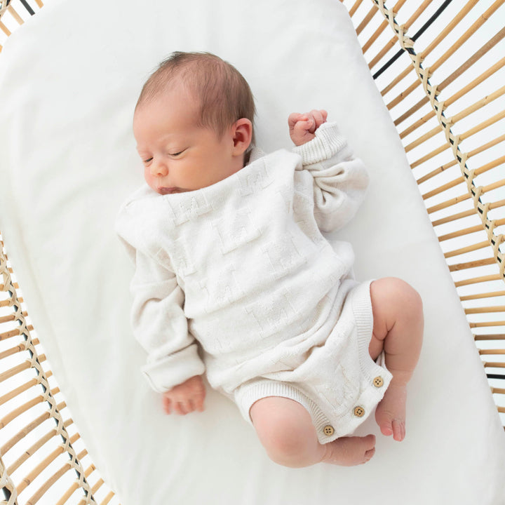 Alpha Bodysuit in Oatmeal - personalised and made to order by Namely Co, view 4