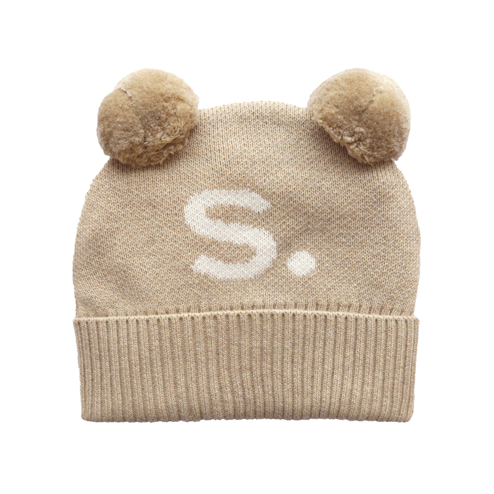 
                  
                    Load image into Gallery viewer, Double Pom Pom Beanie - Light Camel
                  
                