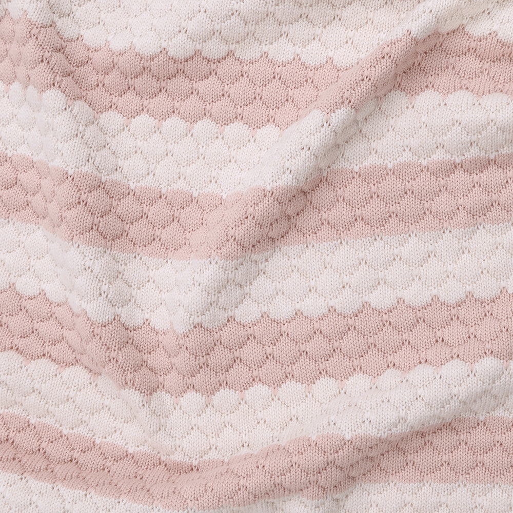 
                  
                    Load image into Gallery viewer, Bubble Stripe Name Blanket - Ballet
                  
                