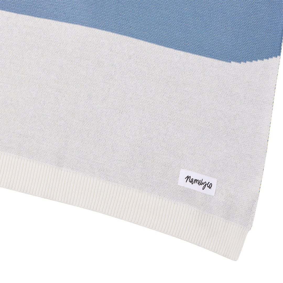 Classic Name Blanket in Chill Cove - personalised and made to order by Namely Co, view 5