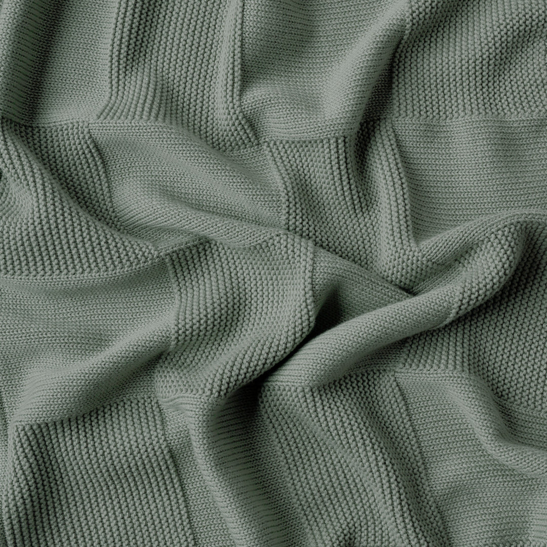 Checkerboard Name Blanket in Lily Pad - personalised and made to order by Namely Co, view 8