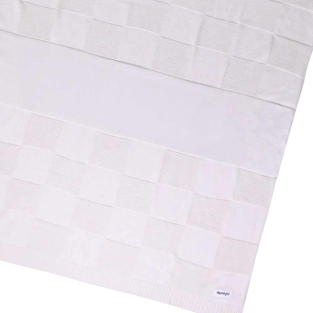 
                  
                    Load image into Gallery viewer, Checkerboard Name Blanket - Oatmeal
                  
                