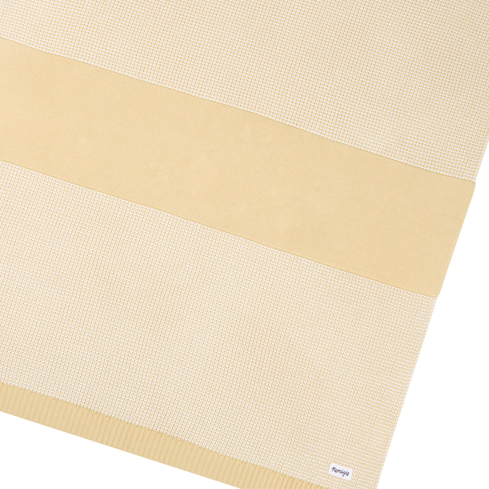 
                  
                    Load image into Gallery viewer, Chunky Two Tone Name Blanket - Butter
                  
                