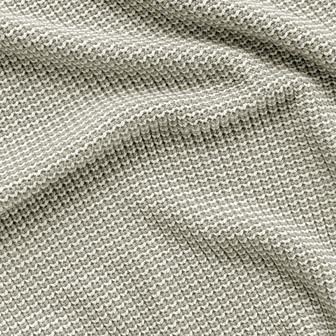Chunky Two Tone Name Blanket in Desert Sage - personalised and made to order by Namely Co, view 3