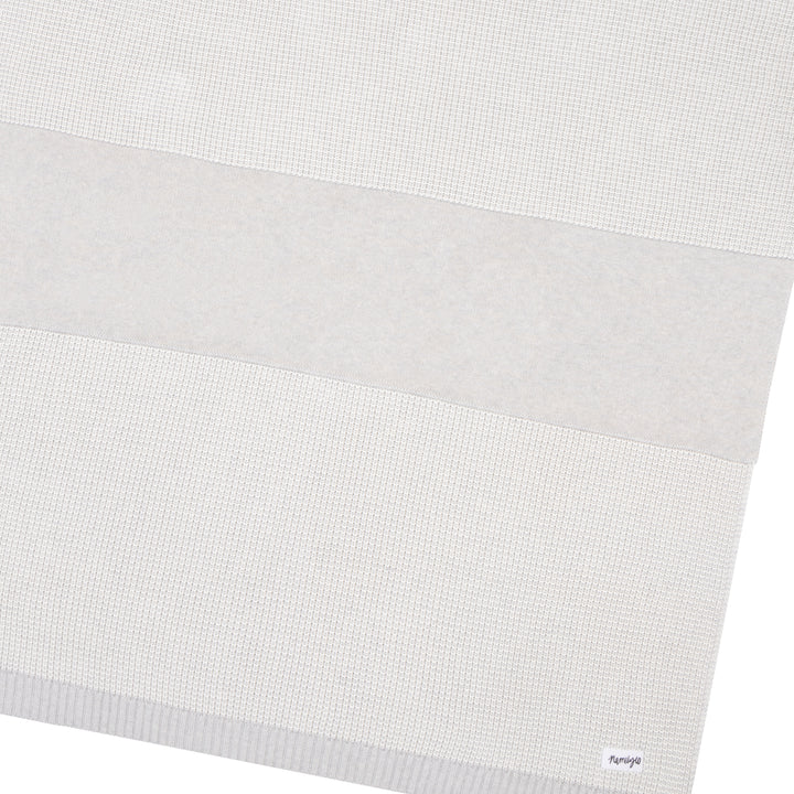 Chunky Two Tone Name Blanket in Snow Marle - personalised and made to order by Namely Co, view 7