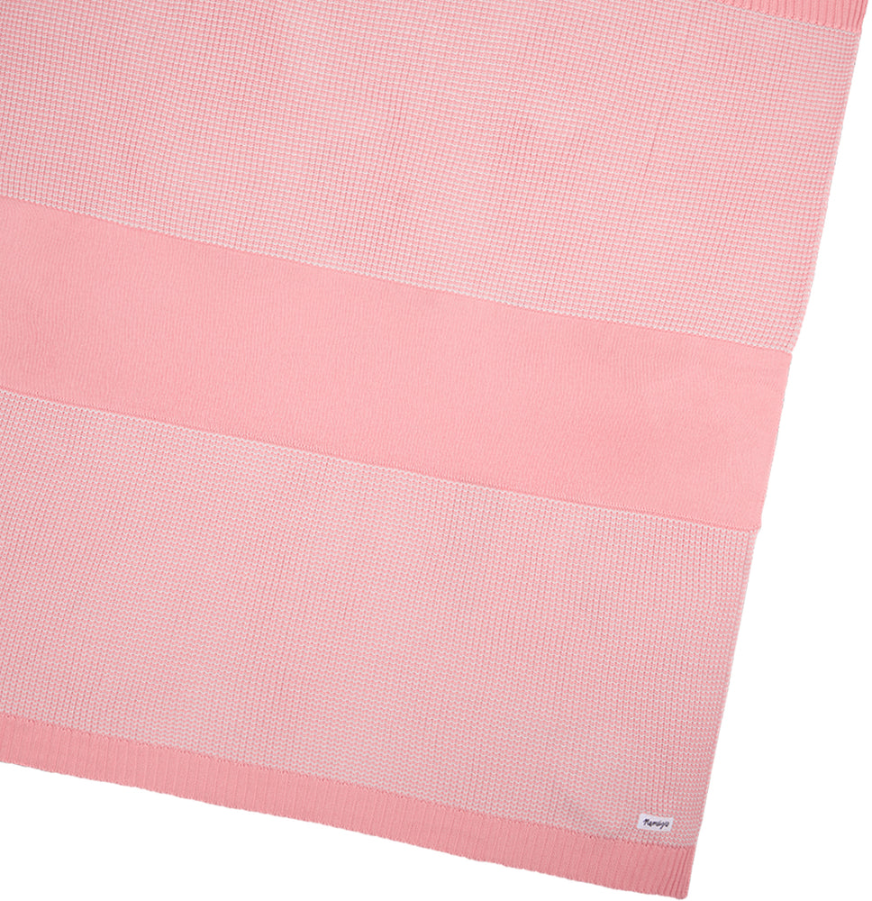 
                  
                    Load image into Gallery viewer, Chunky Two Tone Name Blanket - Blossom Pink
                  
                