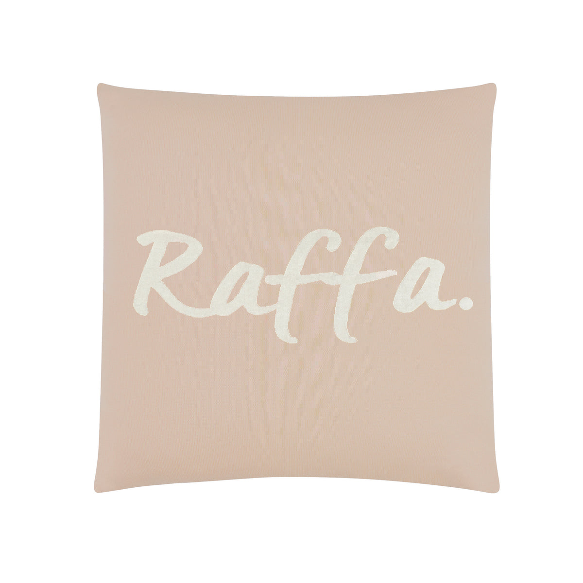 Name Cushion in Light Camel - personalised and made to order by Namely Co