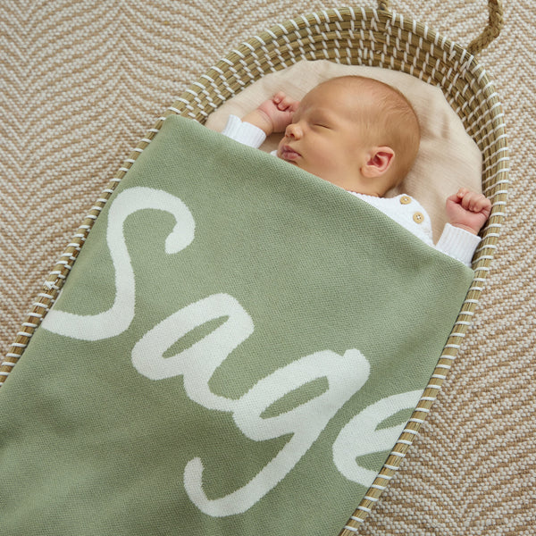 Name Blanket - Desert Sage