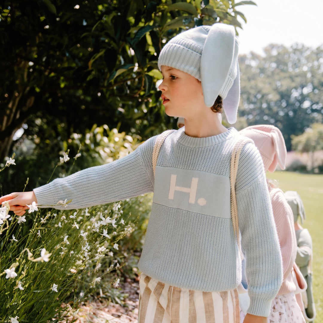 Letter Jumper in Kentucky Blue - personalised and made to order by Namely Co, view 6