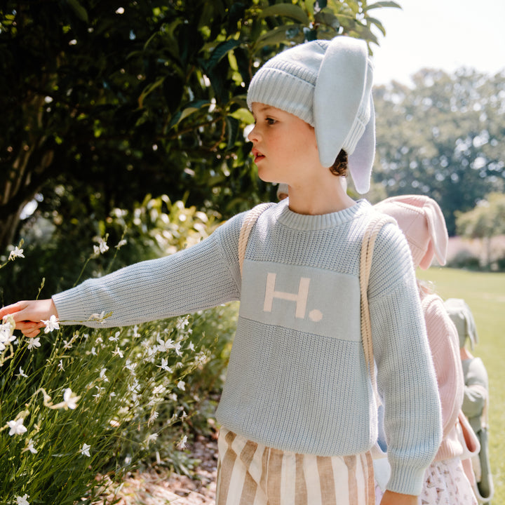 Letter Jumper in Kentucky Blue - personalised and made to order by Namely Co, view 6