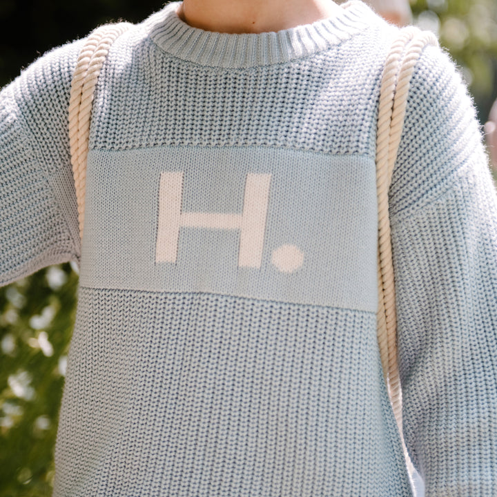 Letter Jumper in Kentucky Blue - personalised and made to order by Namely Co, view 5