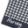 Gingham Name Blanket - Navy Marl
