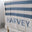 Hamptons Stripe Name Blanket - Ocean Blue