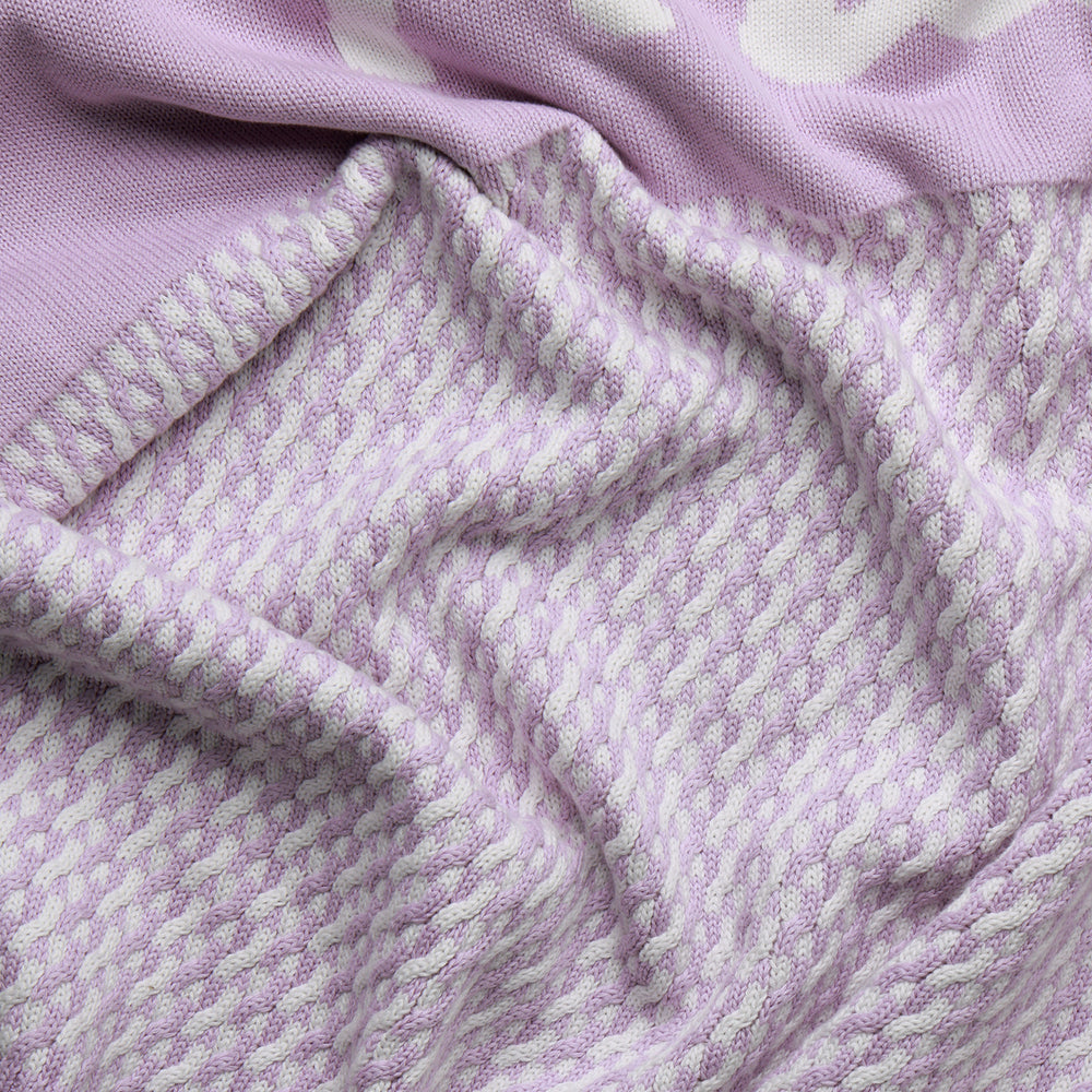 
                  
                    Load image into Gallery viewer, Herringbone Name Blanket - Mauve
                  
                