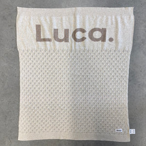 
                  
                    Load image into Gallery viewer, Luca - Heirloom Bassinet Blanket - Sample
                  
                