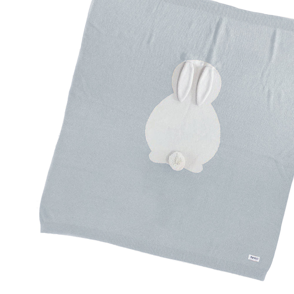 
                  
                    Load image into Gallery viewer, Bunny Blanket Kentucky Blue &amp;amp; Oatmeal
                  
                