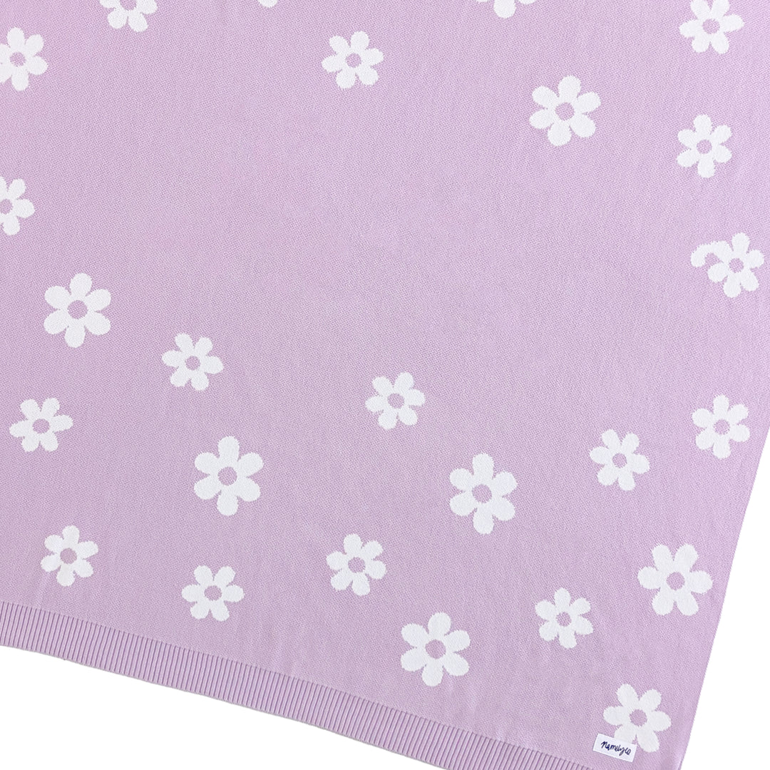 Bloom Name Blanket in Lilac - personalised and made to order by Namely Co, view 8