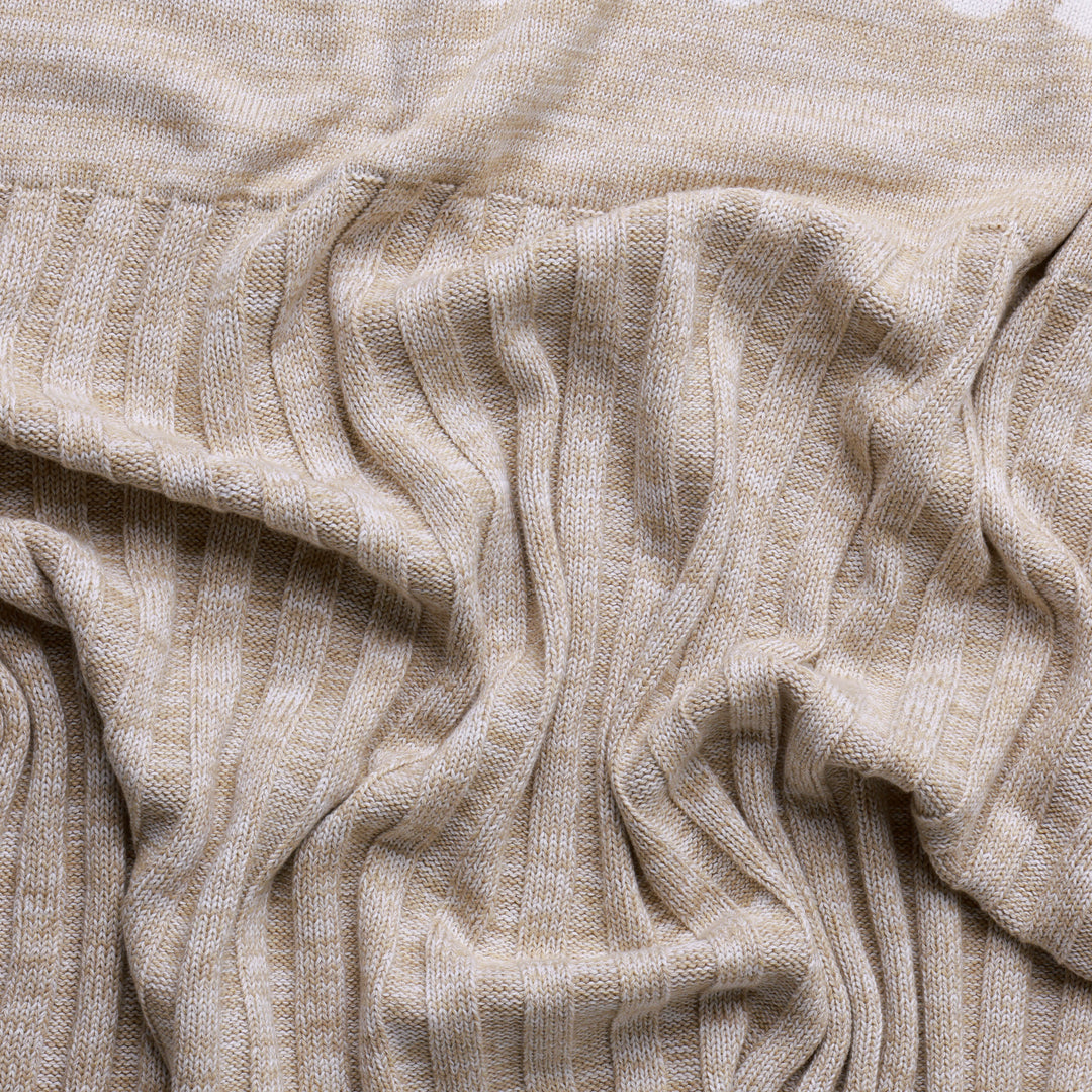 Rib Marle Name Blanket in Light Camel - personalised and made to order by Namely Co, view 9