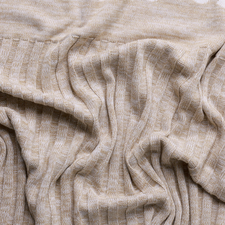 Rib Marle Name Blanket in Light Camel - personalised and made to order by Namely Co, view 9