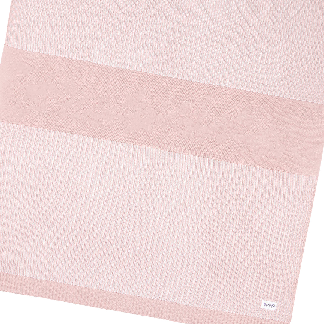 Luxe Rib Name Blanket in Ballet - personalised and made to order by Namely Co, view 5