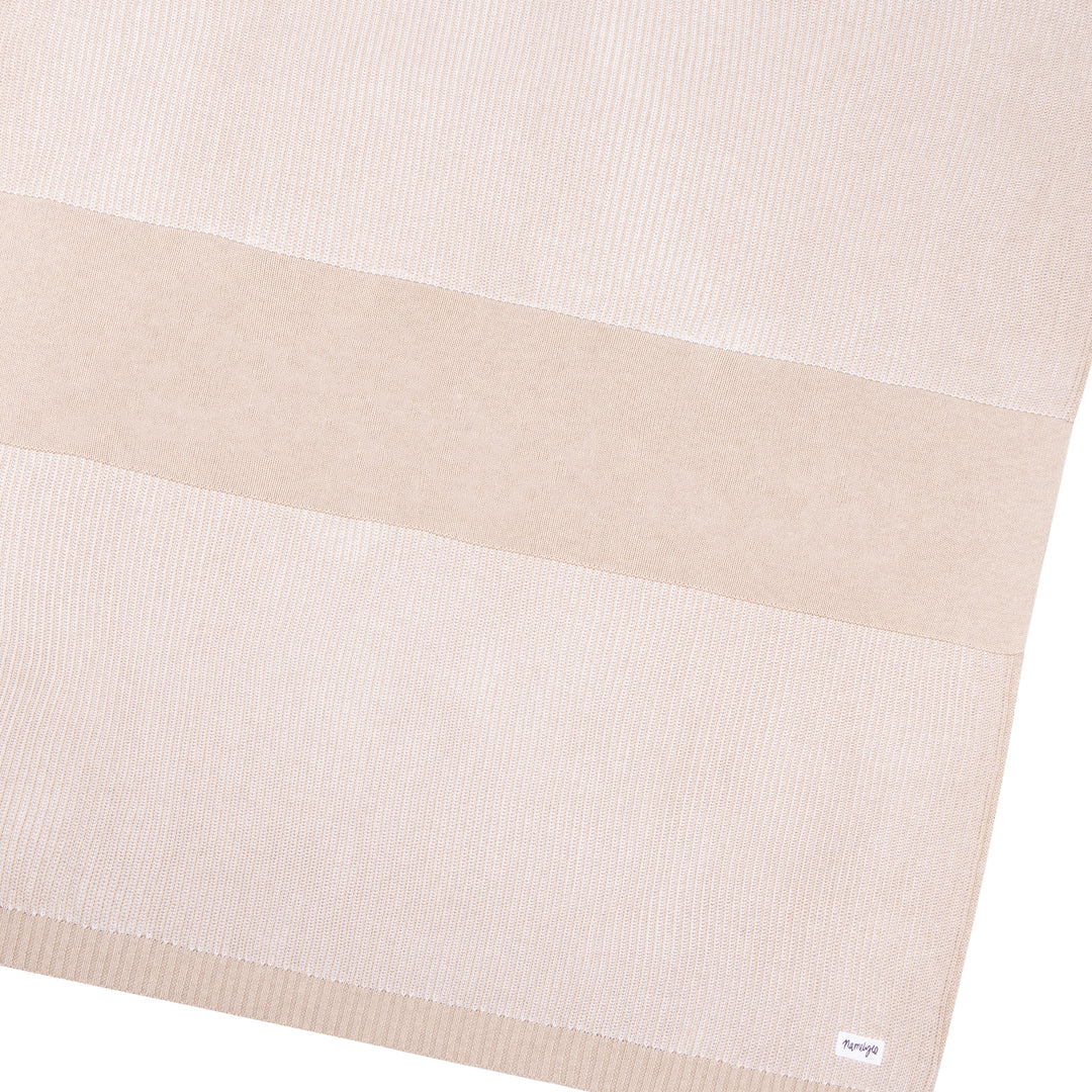 Luxe Rib Name Blanket in Light Camel - personalised and made to order by Namely Co, view 4