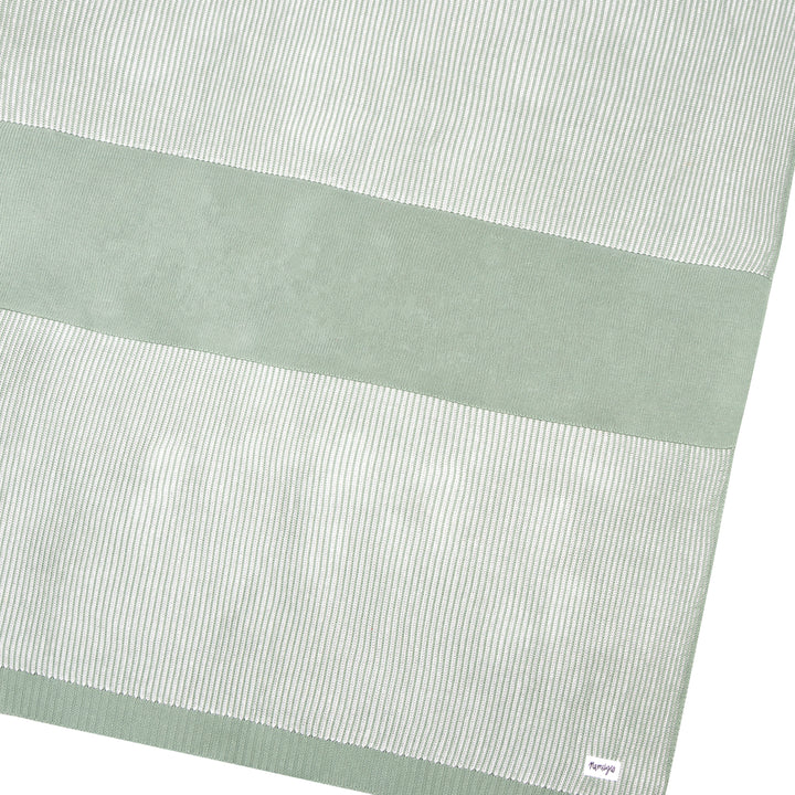 Luxe Rib Name Blanket in Lily Pad - personalised and made to order by Namely Co, view 5