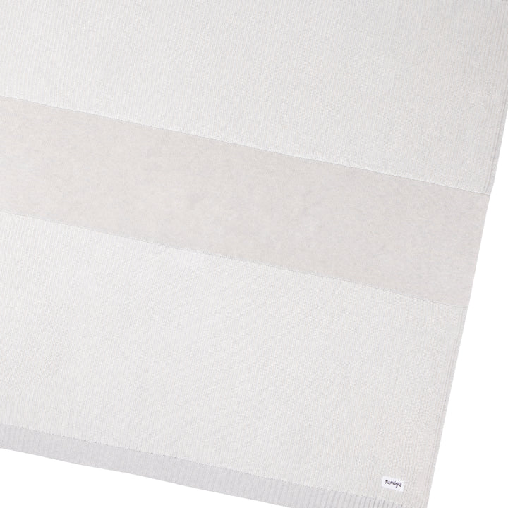 Luxe Rib Name Blanket in Snow Marle - personalised and made to order by Namely Co, view 5