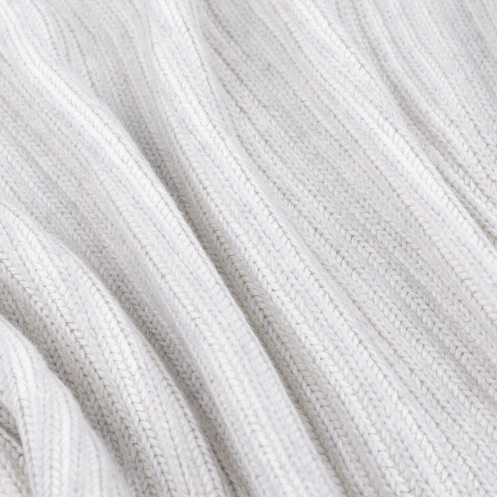 Luxe Rib Name Blanket in Snow Marle - personalised and made to order by Namely Co, view 6