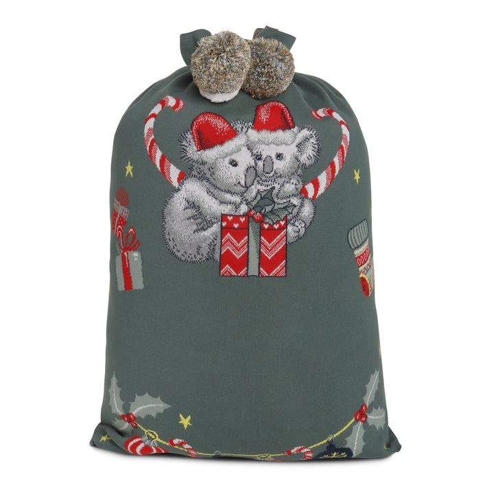 Classic Christmas Santa Sack - May Gibbs in Dark Forest - personalised and made to order by Namely Co, view 6