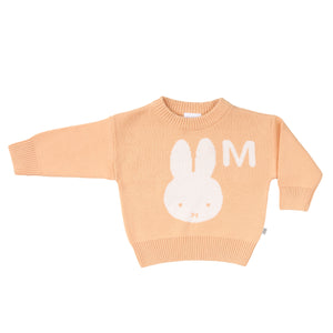 
                  
                    Load image into Gallery viewer, Miffy Letter Jumper - Peach Fuzz
                  
                