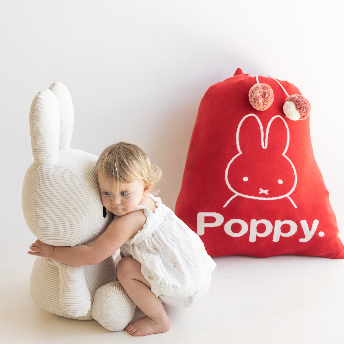 Classic Christmas Santa Sack - Miffy in Red - personalised and made to order by Namely Co, view 2