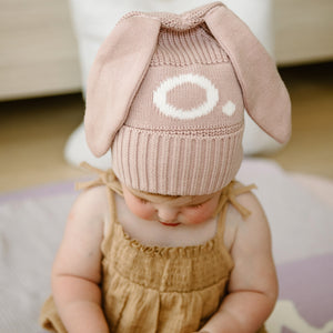 
                  
                    Load image into Gallery viewer, Bunny Beanie - Dusty Rose
                  
                