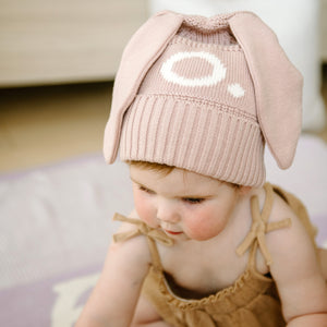 
                  
                    Load image into Gallery viewer, Bunny Beanie - Dusty Rose
                  
                