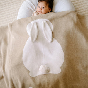 
                  
                    Load image into Gallery viewer, Bunny Blanket - Light Camel
                  
                