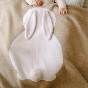 
                  
                    Load image into Gallery viewer, Bunny Blanket - Light Camel
                  
                