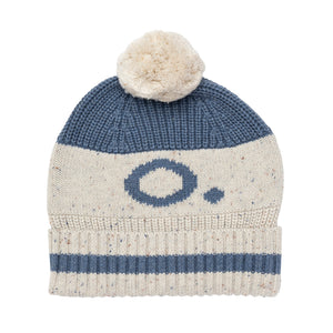 
                  
                    Load image into Gallery viewer, Chunky Knit Letter Beanie - Denim Blue
                  
                