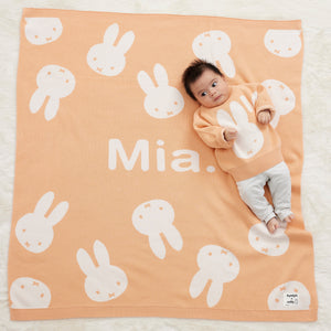 
                  
                    Load image into Gallery viewer, Miffy Name Blanket - Peach Fuzz
                  
                