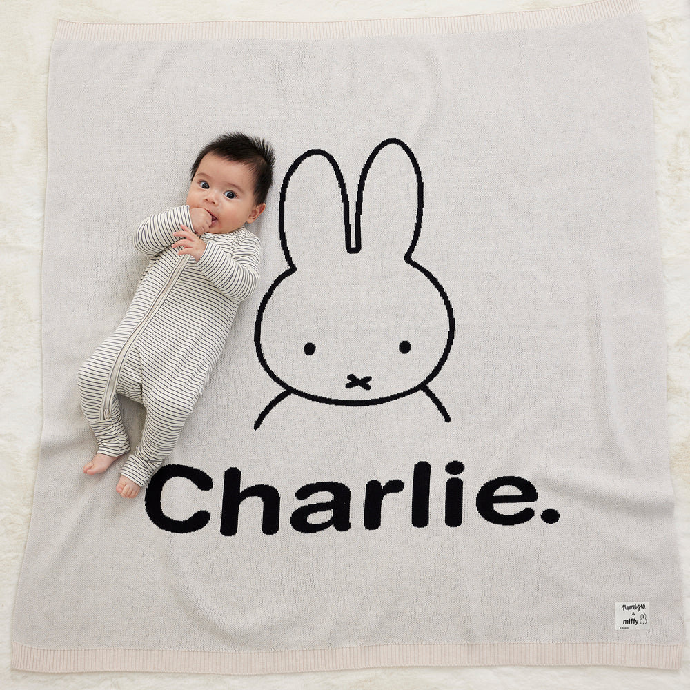 
                  
                    Load image into Gallery viewer, Miffy Name Blanket - Oatmeal
                  
                