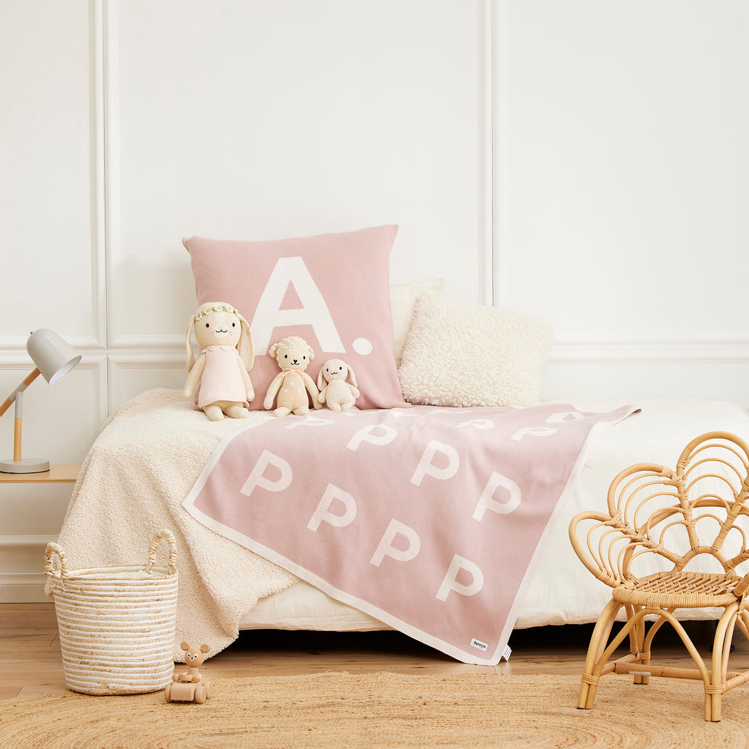 Euro Pillowcase in Ballet - personalised and made to order by Namely Co, view 2