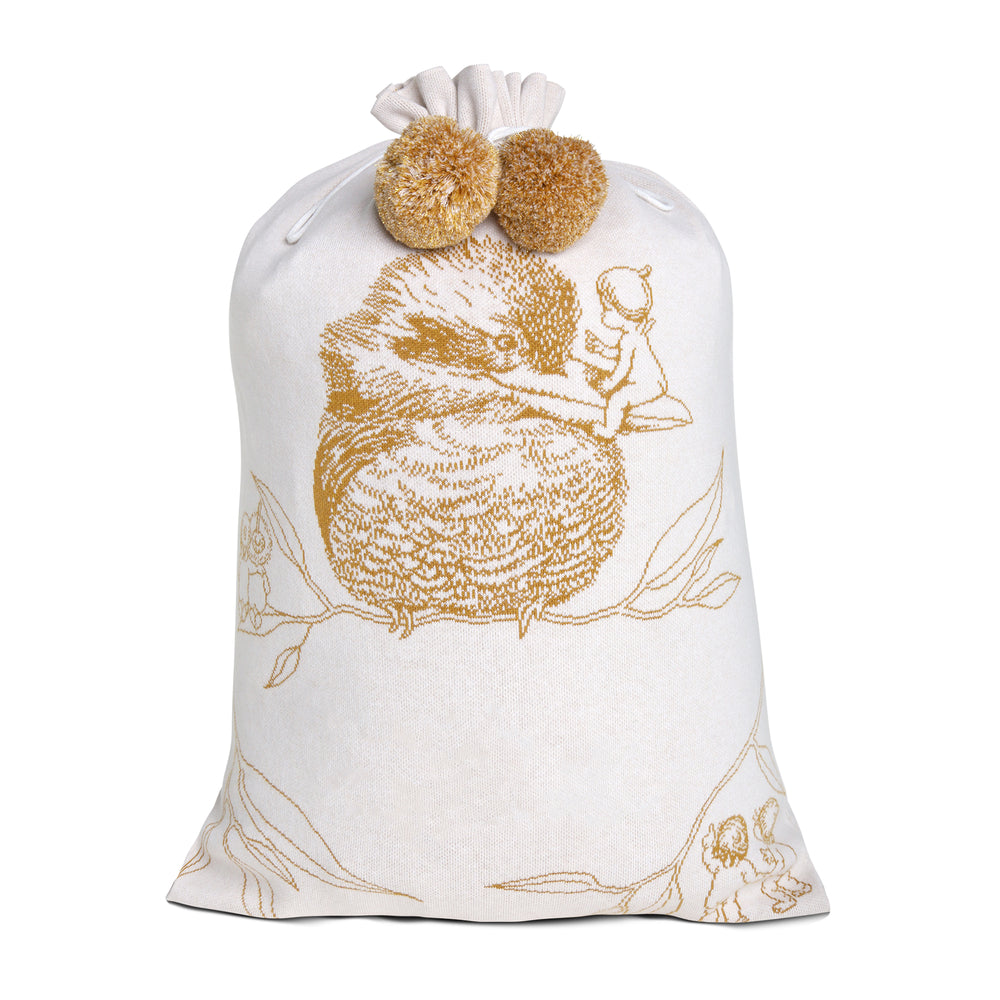 
                  
                    Load image into Gallery viewer, May Gibbs Kookaburra Santa Sack - Honey Mustard
                  
                