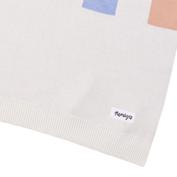Classic Name Blanket in Stripe - personalised and made to order by Namely Co, view 5