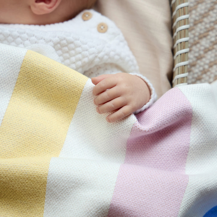 Classic Name Blanket in Stripe - personalised and made to order by Namely Co, view 3