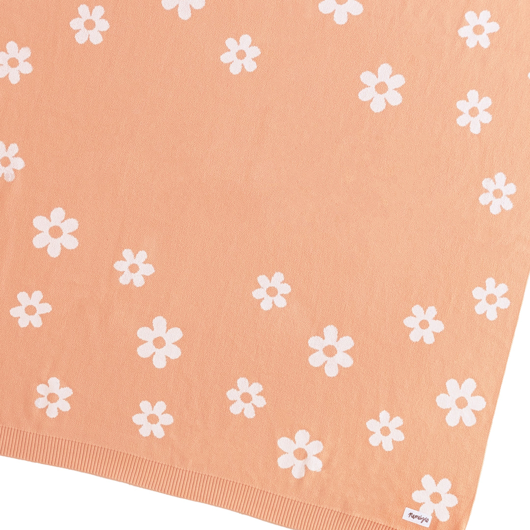 Bloom Name Blanket in Peach Nougat - personalised and made to order by Namely Co, view 8