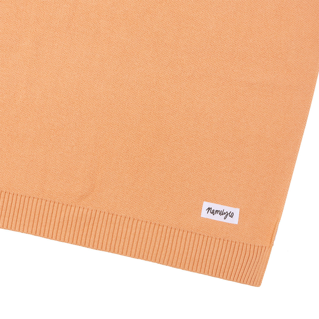 Classic Name Blanket in Peach Nougat - personalised and made to order by Namely Co, view 5