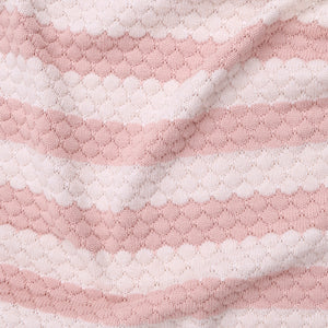 
                  
                    Load image into Gallery viewer, Bubble Stripe Name Blanket - Petal
                  
                