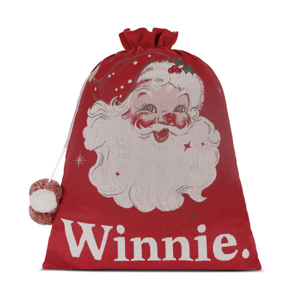 Classic Christmas Santa Sack - Vintage Santa Red