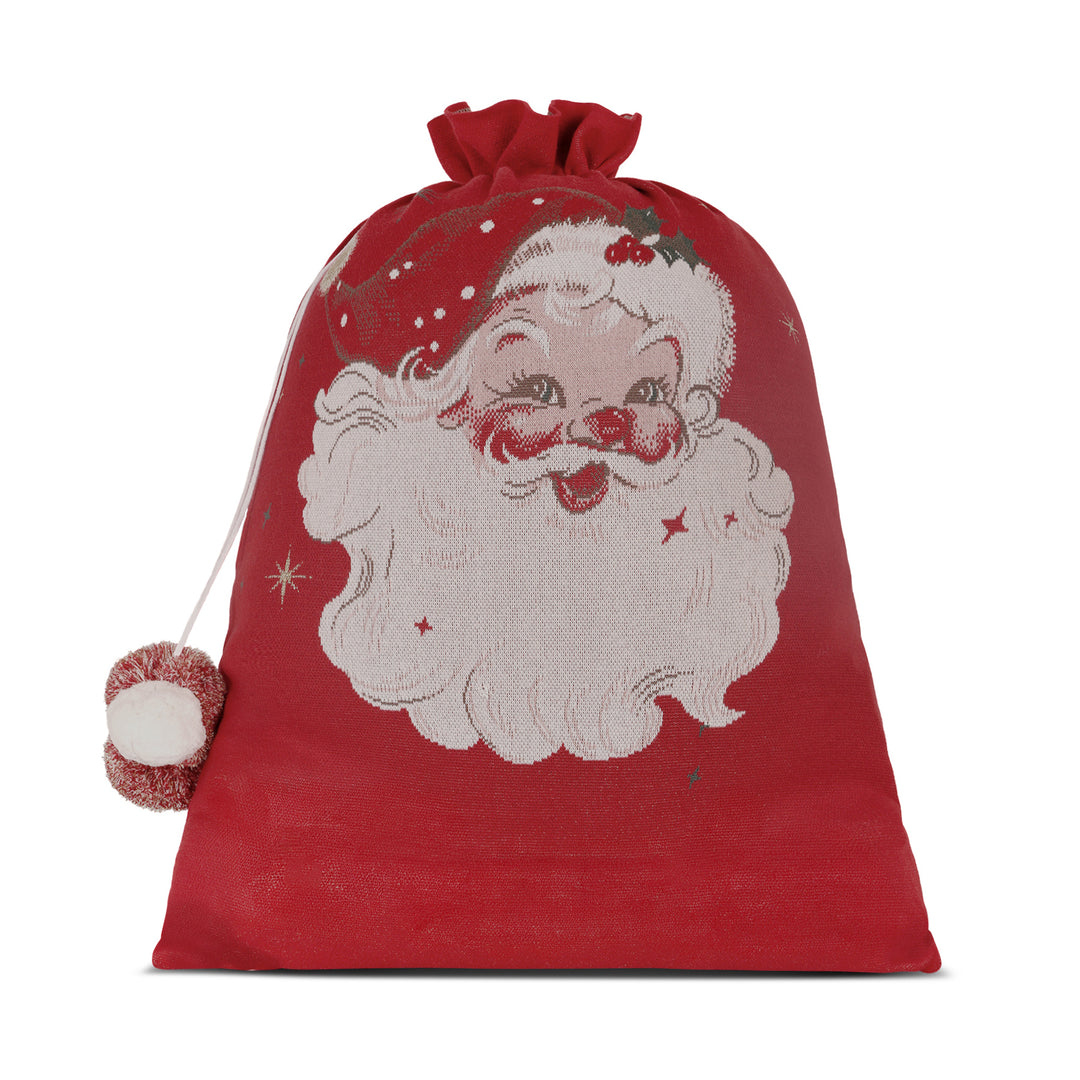 Classic Christmas Santa Sack - Vintage Santa Red