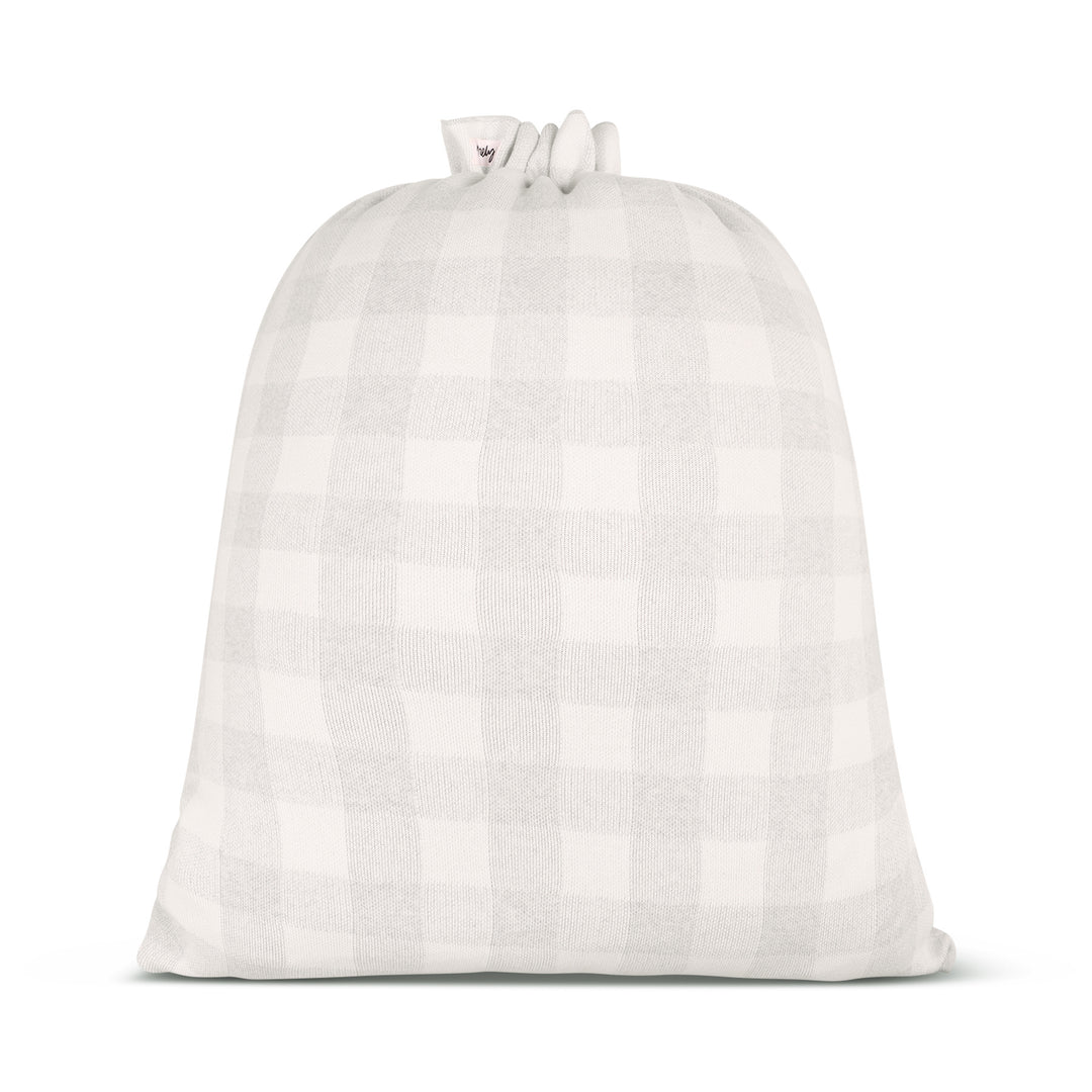Classic Christmas Santa Sack in Snow Marle Gingham - personalised and made to order by Namely Co, view 2
